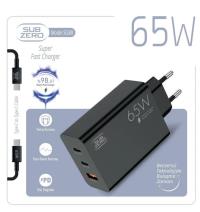 Subzero SG88 65W USB + TYPE-C KAFA + TYPE-C TO TYPE-C KABLO SET